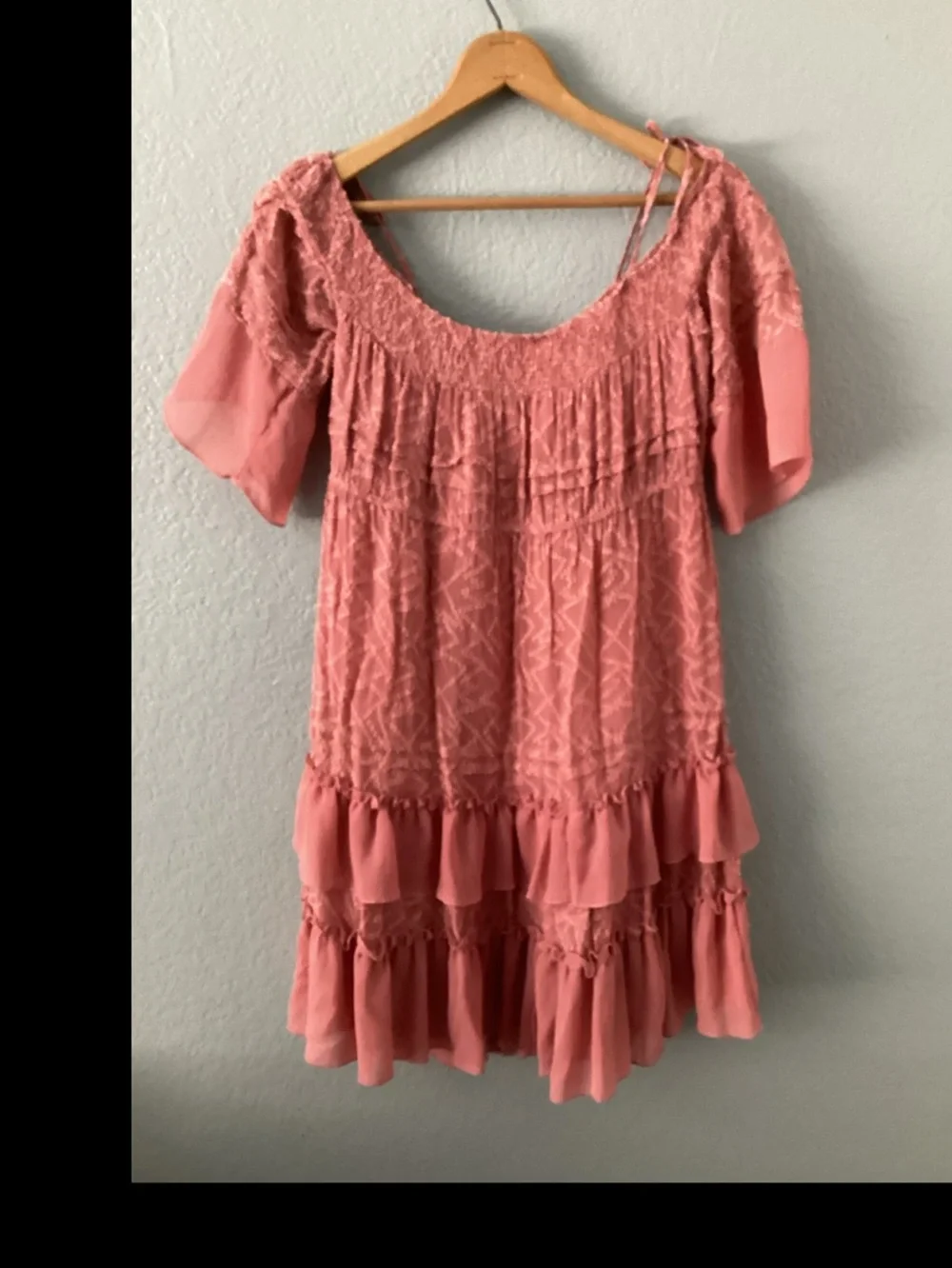 Free People Dusty Rose Babydoll Dress